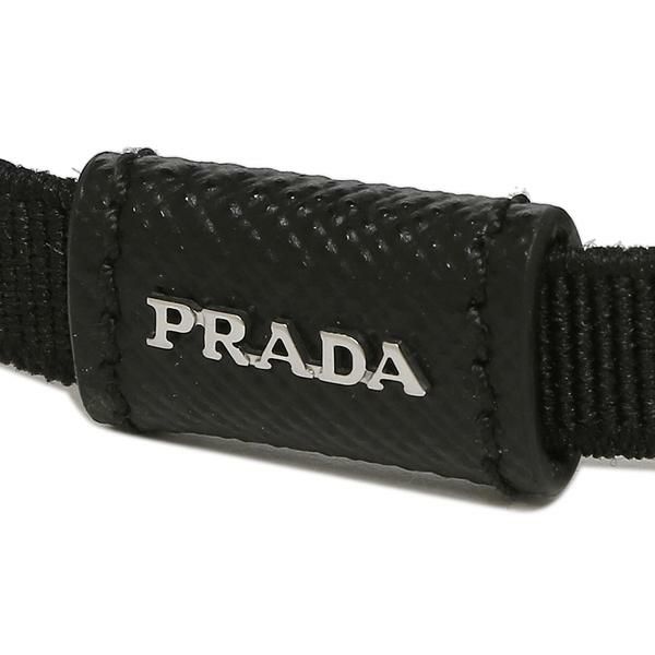 プラダ ブレスレット アクセサリー レタリングロゴ ブラック メンズ PRADA 2IB331 2DUL F0002 詳細画像