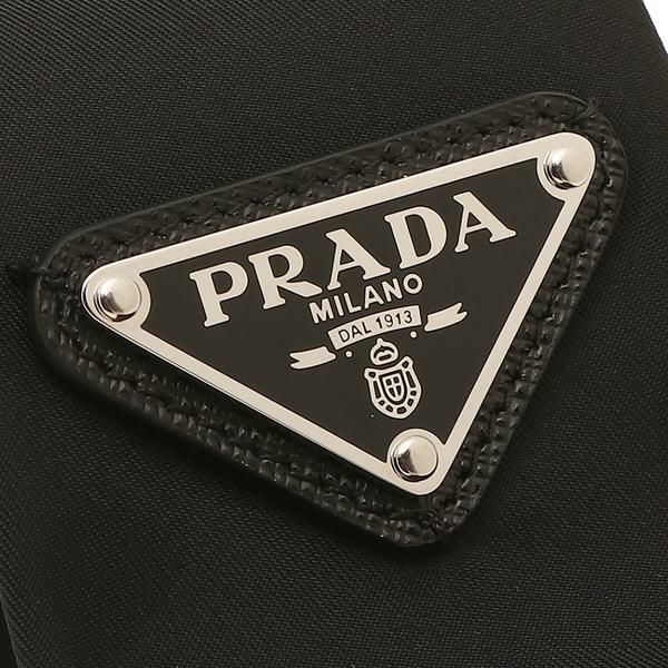 プラダ ネクタイ リナイロン ギャバジン トライアングルロゴ ブラック メンズ PRADA UCR77 1WQ8 202 F0002 詳細画像