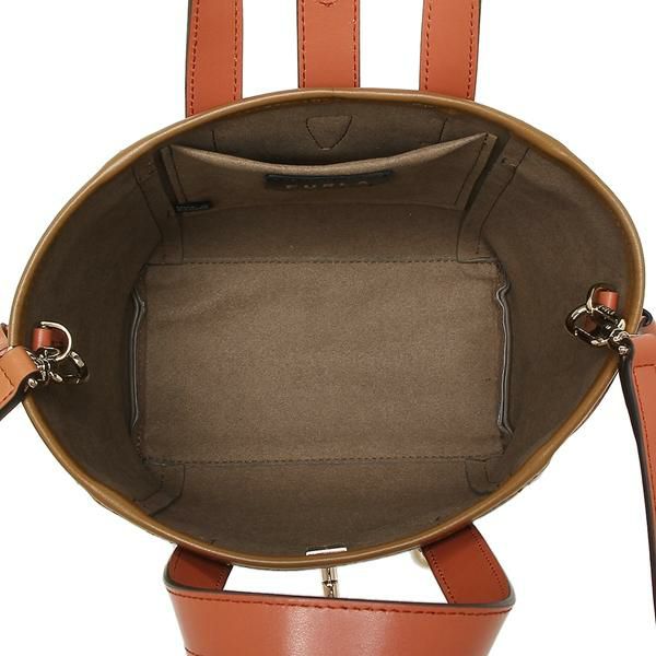 フルラ ハンドバッグ ショルダーバッグ ネット ミニサイズ ブラウン レディース FURLA BASRFUA BX1208 1591S 詳細画像
