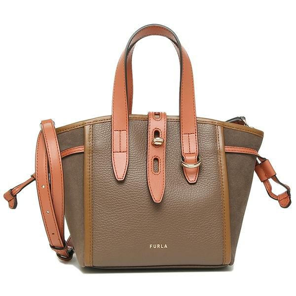 フルラ ハンドバッグ ショルダーバッグ ネット ミニサイズ ブラウン レディース FURLA BASRFUA BX1208 1591S 詳細画像