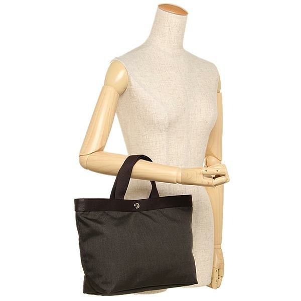 エルベシャプリエ バッグ Herve Chapelier 704C 6969 CORDURA M SQUARE TOTE BAG トートバッグ MOKA/MOKA 詳細画像