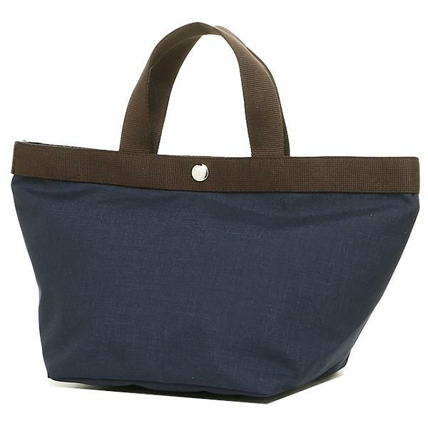 エルベシャプリエ Herve Chapelier レディース 707C 19N69 CORDURA M TOTE BAG トートバッグ NAVY/MOKA 詳細画像