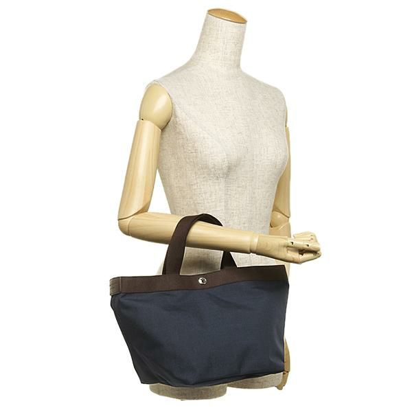 エルベシャプリエ Herve Chapelier レディース 707C 19N69 CORDURA M TOTE BAG トートバッグ NAVY/MOKA 詳細画像