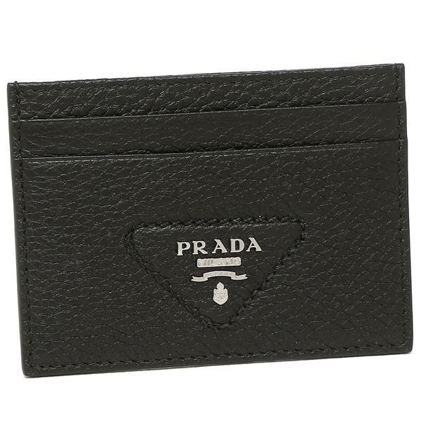 プラダ カードケース パスケース サフィアーノ ブラック メンズ PRADA 2MC149 2BBE F0002