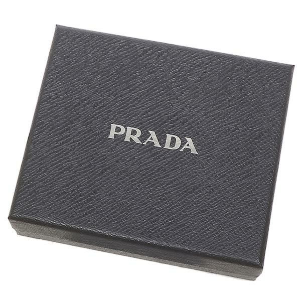 プラダ 二つ折り財布 サフィアーノ トライアングルロゴ グリーン メンズ PRADA 2MO738 QHH F0458 詳細画像