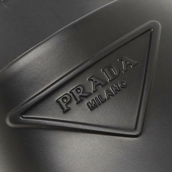 プラダ サンダル ラバースライドサンダル トライアングルロゴ ブラック メンズ PRADA 2X3085 3LKV F0002 詳細画像