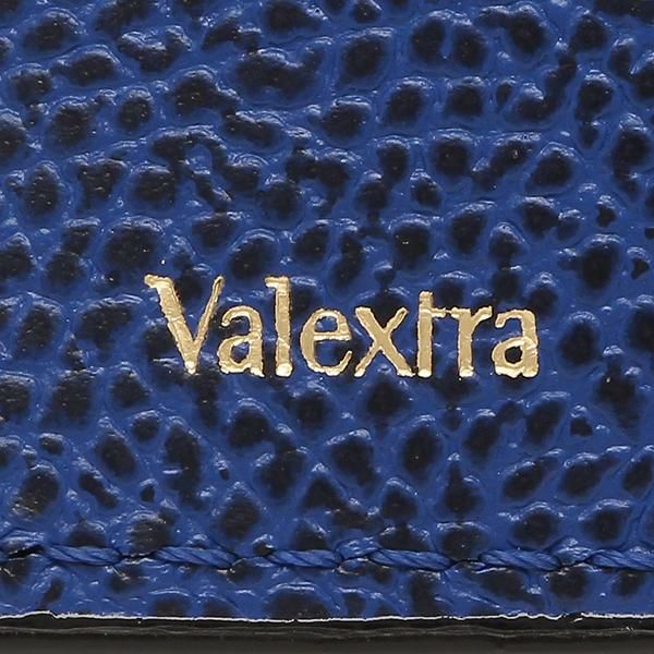ヴァレクストラ 二つ折り財布 ブルー メンズ Valextra V8L23 028 00RORD 詳細画像
