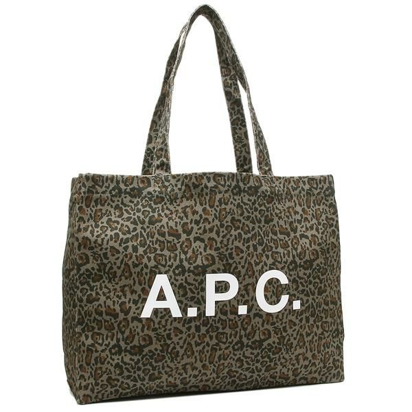 アーペーセー トートバッグ ロゴトート カーキ メンズ レディース APC M61443 COGAH JAB A4対応
