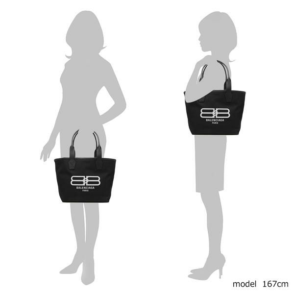 バレンシアガ トートバッグ ジャンボ Sサイズ ロゴ ブラック レディース BALENCIAGA 692068 2108S 1090 詳細画像