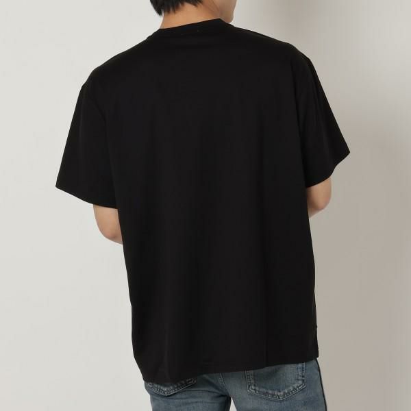 バーバリー Tシャツ 半袖カットソー ブラック メンズ BURBERRY 8055307 A1189 詳細画像