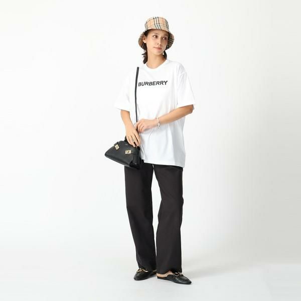 バーバリー Tシャツ Mサイズ ロゴT ホワイト メンズ BURBERRY 8055309 A1464 詳細画像