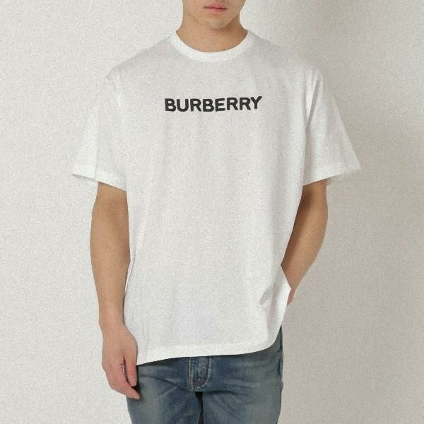 バーバリー Tシャツ Mサイズ ロゴT ホワイト メンズ BURBERRY 8055309 A1464 詳細画像