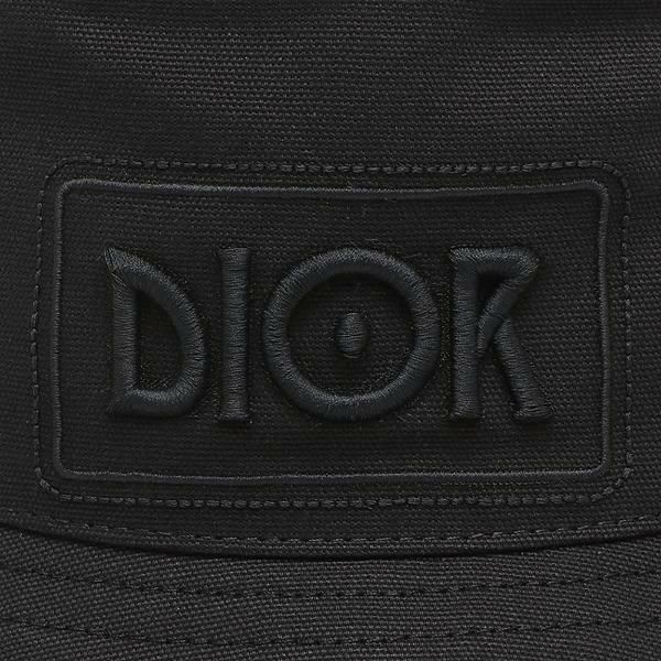 クリスチャンディオール 帽子 バケットハット ジャックケルアック ボブハット ロゴ ブラック メンズ Christian Dior 033C906W4511 989 詳細画像