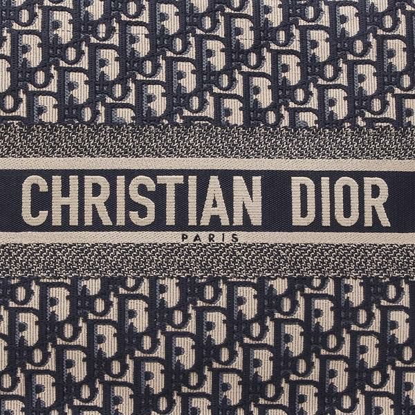 クリスチャンディオール トートバッグ ブックトート Mサイズ ブルー マルチカラー レディース Christian Dior M1296 ZRIW M928 A4対応 詳細画像