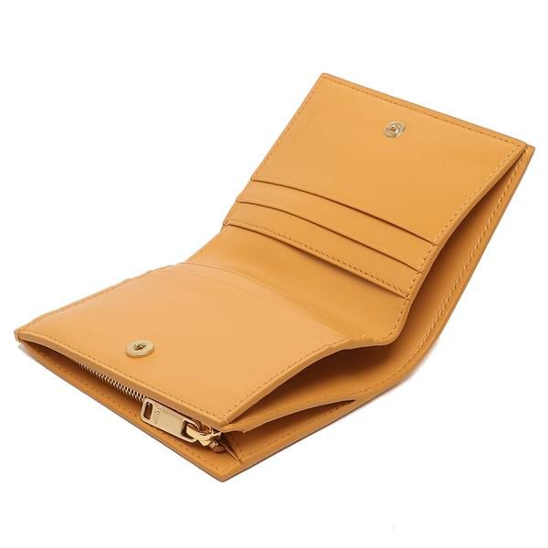 セリーヌ 二つ折り財布 ミニ財布 イエロー レディース CELINE 10E493BEL 11CL 詳細画像