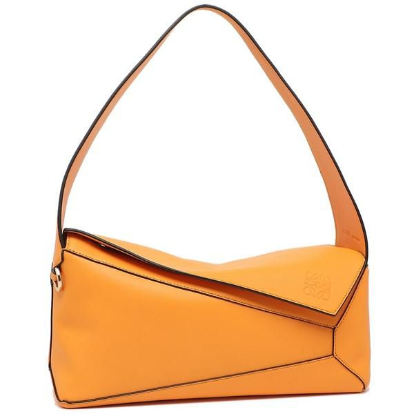 ロエベ ショルダーバッグ パズル ホーボーバッグ ナパカーフ オレンジ レディース LOEWE A510J67X01 9130