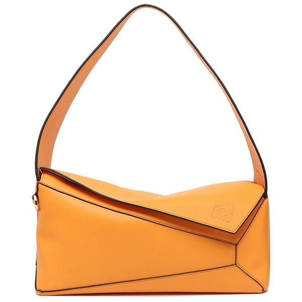 ロエベ ショルダーバッグ パズル ホーボーバッグ ナパカーフ オレンジ レディース LOEWE A510J67X01 9130 詳細画像