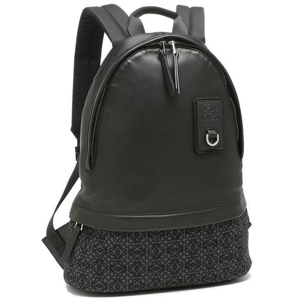 ロエベ バックパック リュックサック ラウンドスリム アナグラム ブラック メンズ LOEWE B926R17X02 1268 A4対応