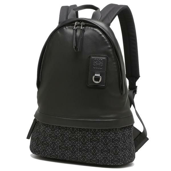 ロエベ バックパック リュックサック ラウンドスリム アナグラム ブラック メンズ LOEWE B926R17X02 1268 A4対応 詳細画像