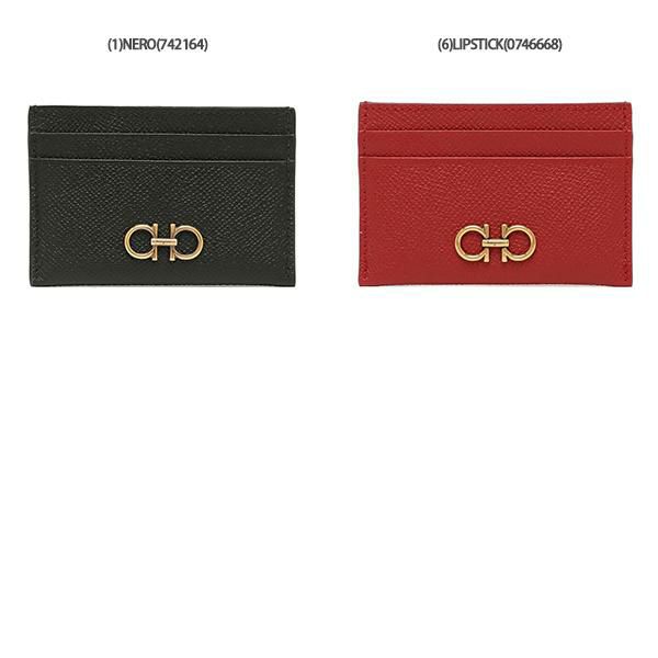 フェラガモ カードケース ガンチーニ レディース FERRAGAMO Salvatore Ferragamo 220007 詳細画像
