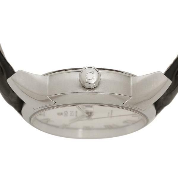 オメガ メンズ 時計 デヴィルアワービジョン 41mm 自動巻き ホワイト ブラック OMEGA 433.13.41.22.02.001 レザー 詳細画像