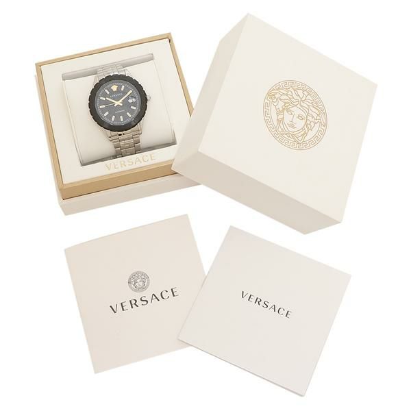 ヴェルサーチ メンズ 時計 ヘレニウム 41mm 自動巻き ブルー ブラック VERSACE VEZI00321 ステンレス 詳細画像