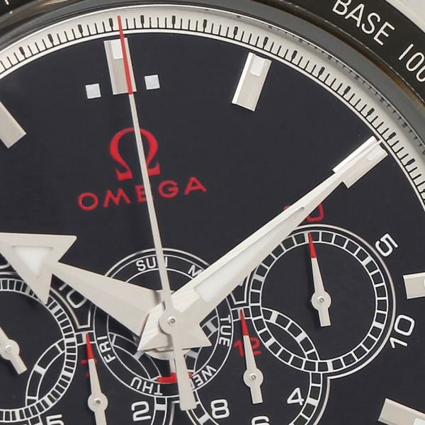 OMEGA オメガ 321.33.44.52.01.001 スピードマスター オリンピック タイムレス コレクション 自動巻き レザー クロノメーター ブラック/シルバー メンズウォッチ/腕時計 シリアル有 詳細画像