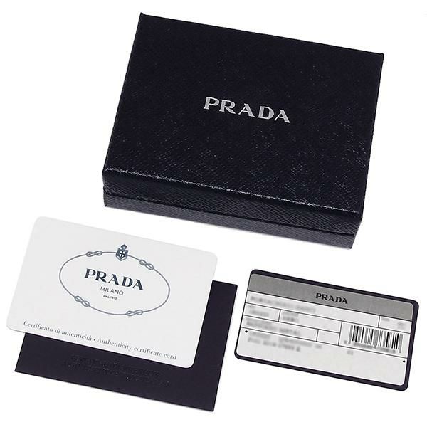 プラダ カードケース 名刺入れ サフィアーノメタル ブラック メンズ PRADA 2MC122 QME F0002 詳細画像
