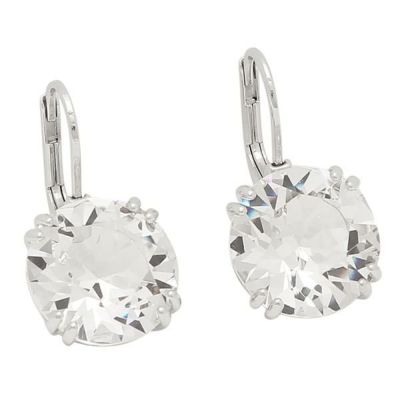 スワロフスキー ピアス アクセサリー デクストラ フープ ブラック