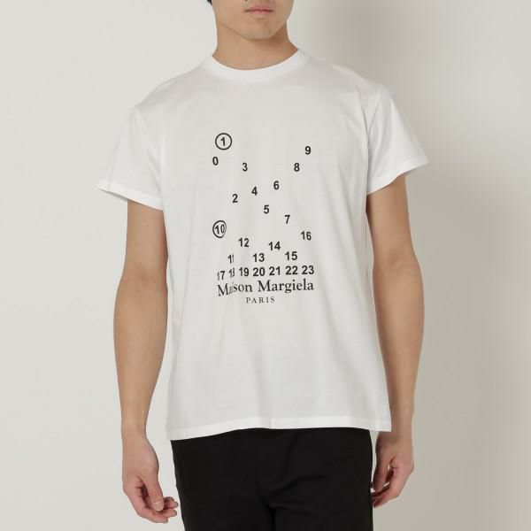 メゾンマルジェラ Tシャツ Sサイズ トップス 半袖カットソー ロゴT ホワイト メンズ Maison Margiela S51GC0516 S22816 100 メゾンマルジェラ Tシャツ Sサイズ トップス 半袖カットソー ロゴT ホワイト メンズ Maison Margiela S51GC0516 S22816 100