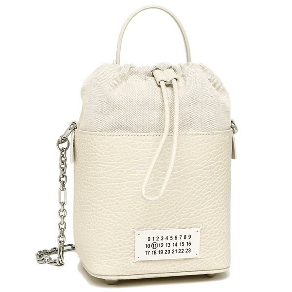 メゾンマルジェラ ハンドバッグ ショルダーバッグ ファイブエーシー グレージュ レディース Maison Margiela S61WG0035 P4348 H9677 ホワイト