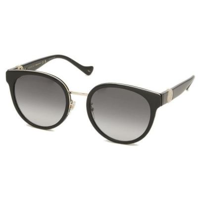 グッチ サングラス アイウェア 60サイズ グリーン シルバー メンズ