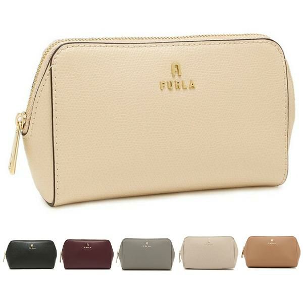 フルラ ポーチ カメリア Mサイズ 化粧ポーチ レディース FURLA WE00449 ARE000 (21)DESERTO(YU500) ベージュ