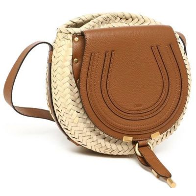 クロエ ショルダーバッグ マテ ブラウン レディース CHLOE