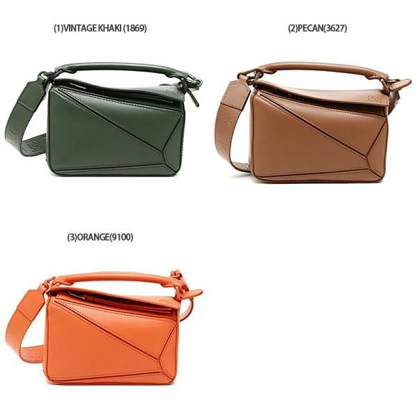 LOEWE ロエベ レザー ショルダーバッグ ロエベ ショルダーバッグ ハンドバッグ パズルバッグ ミニサイズ