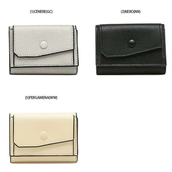 ヴァレクストラ 三つ折り財布 ミニ財布 レディース Valextra