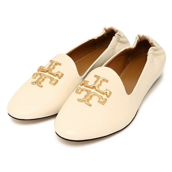 トリーバーチ バレエシューズ フラットシューズ エレノア ホワイト レディース TORY BURCH 84922 122 6(約23cm)