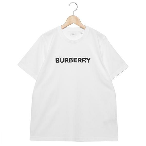 バーバリー Tシャツ 半袖カットソー トップス ホワイト レディース BURBERRY 8056724 A1464 L バーバリー Tシャツ 半袖カットソー トップス ホワイト レディース BURBERRY 8056724 A1464 L
