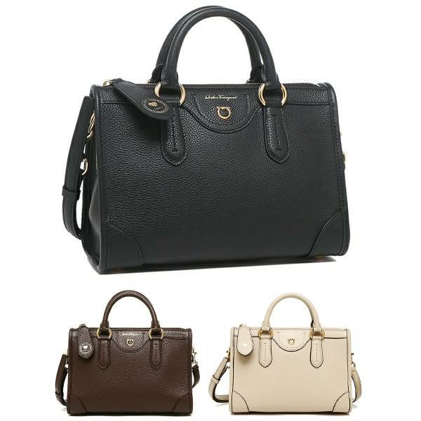 フェラガモ ハンドバッグ トラベル レディース FERRAGAMO 210388 (2)GANCHE BROWN(0758180) ブラウン