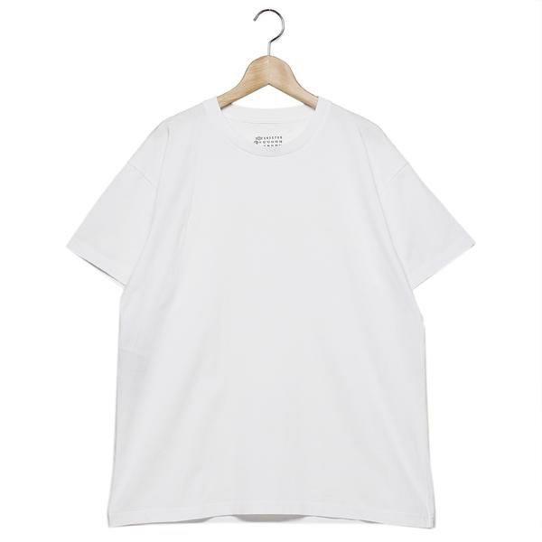 メゾンマルジェラ Tシャツ 半袖カットソー トップス ホワイト レディース Maison Margiela S51GC0519 S22816 100 L