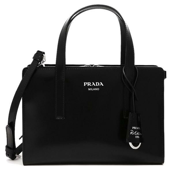 プラダ ハンドバッグ リエディション ミニサイズ ミニバッグ ブラック レディース PRADA 1BA357 ZO6 OOO F0002 | AXES