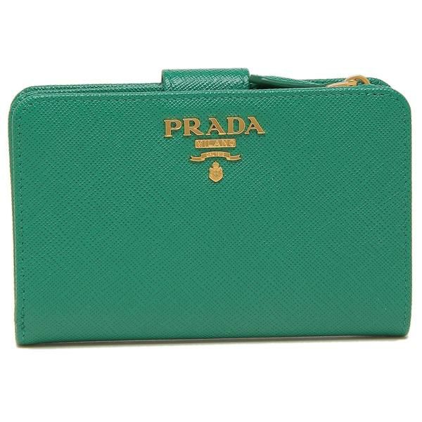 プラダ 二つ折り財布 サフィアーノ レディース PRADA 1ML225 QWA | AXES