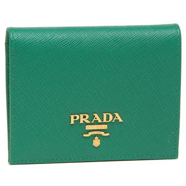 プラダ 二つ折り財布 サフィアーノ ミニ財布 レディース PRADA 1MV204