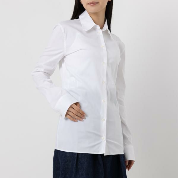 プラダ ワイシャツ ポプリンストレッチシャツ ホワイト レディース PRADA P442G 12VC 231 F0009 40(約11号) プラダ ワイシャツ ポプリンストレッチシャツ ホワイト レディース PRADA P442G 12VC 231 F0009 40(約11号)