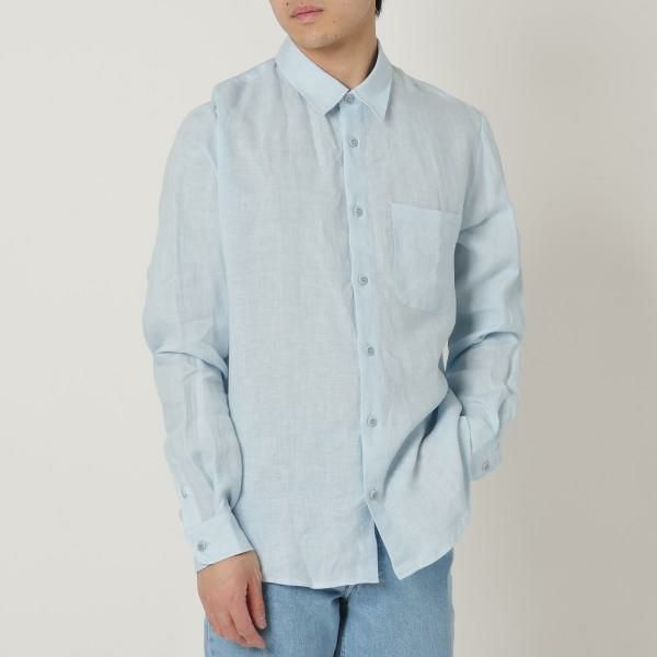 アーペーセー シャツ 長袖シャツ トップス ブルー メンズ APC LIAEK H12545 IAB M アーペーセー シャツ 長袖シャツ トップス ブルー メンズ APC LIAEK H12545 IAB M