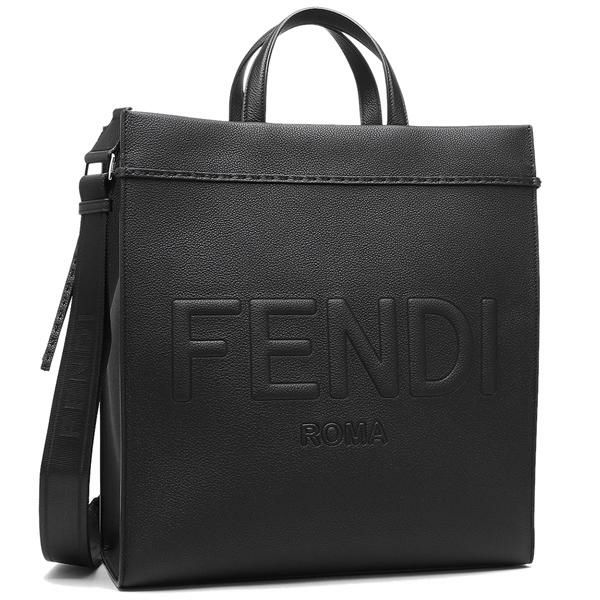 フェンディ トートバッグ ショルダーバッグ ゴー トゥショッパー Mサイズ ミディアム ブラック レディース FENDI 7VA583 AMAC F0GXN A4対応