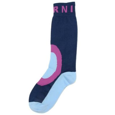 MARNI 靴下 ソックス SKZC0104Q0 UFC128 INB22 マルニ 靴下 ソックス ブルー マルチ メンズ MARNI SKZC0104Q0