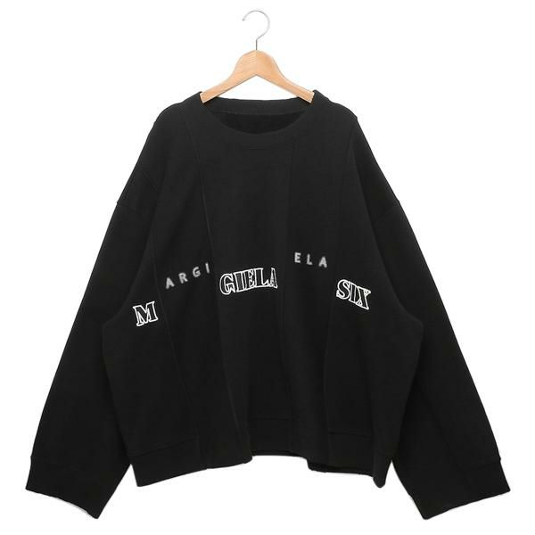 エムエムシックス メゾンマルジェラ スウェットシャツ ブラック レディース MM6 Maison Margiela S52GU0192 S25537 900 エムエムシックス メゾンマルジェラ スウェットシャツ ブラック レディース MM6 Maison Margiela S52GU0192 S25537 900