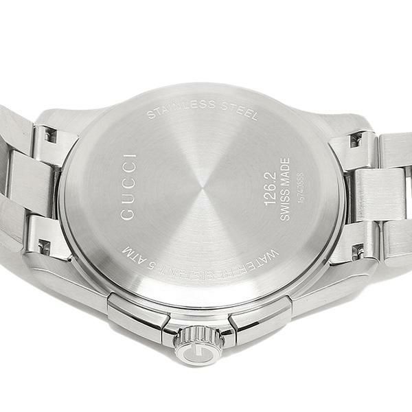 グッチ 時計 GUCCI YA126272 Ｇタイムレスクロノ メンズ腕時計 ウォッチ ブラック/シルバー 詳細画像