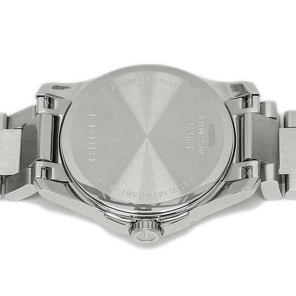 グッチ 時計 GUCCI YA126523 Ｇタイムレス レディース腕時計ウォッチ ホワイト/シルバー 詳細画像